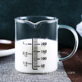 Tasse à lait en verre à mesurer réutilisable